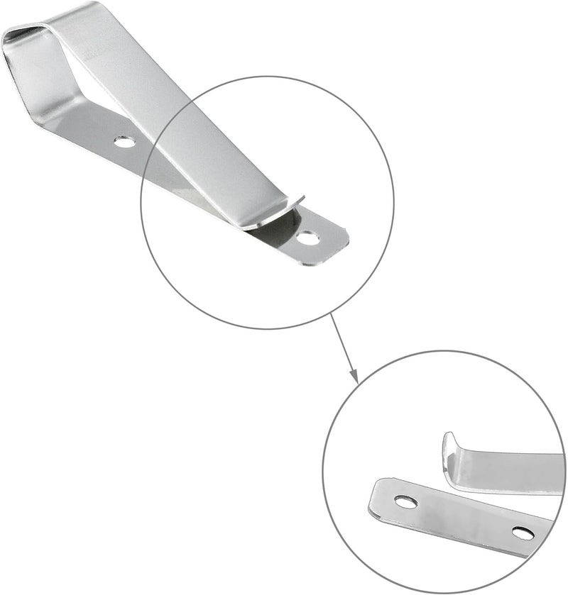 ECUDIS Garage Door Remote Visor Clip, Remote Visor Clips Replacement for Garage Door Remote Openers (Silver, Pack of 20) - Image 4